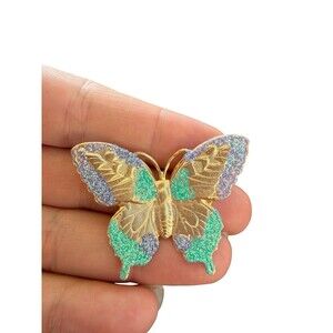 Vintage Jewelry Colorful Butterfly Brooch Butterfly Pin